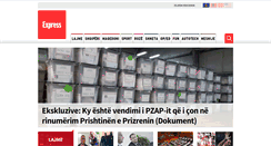 Desktop Screenshot of gazetaexpress.org